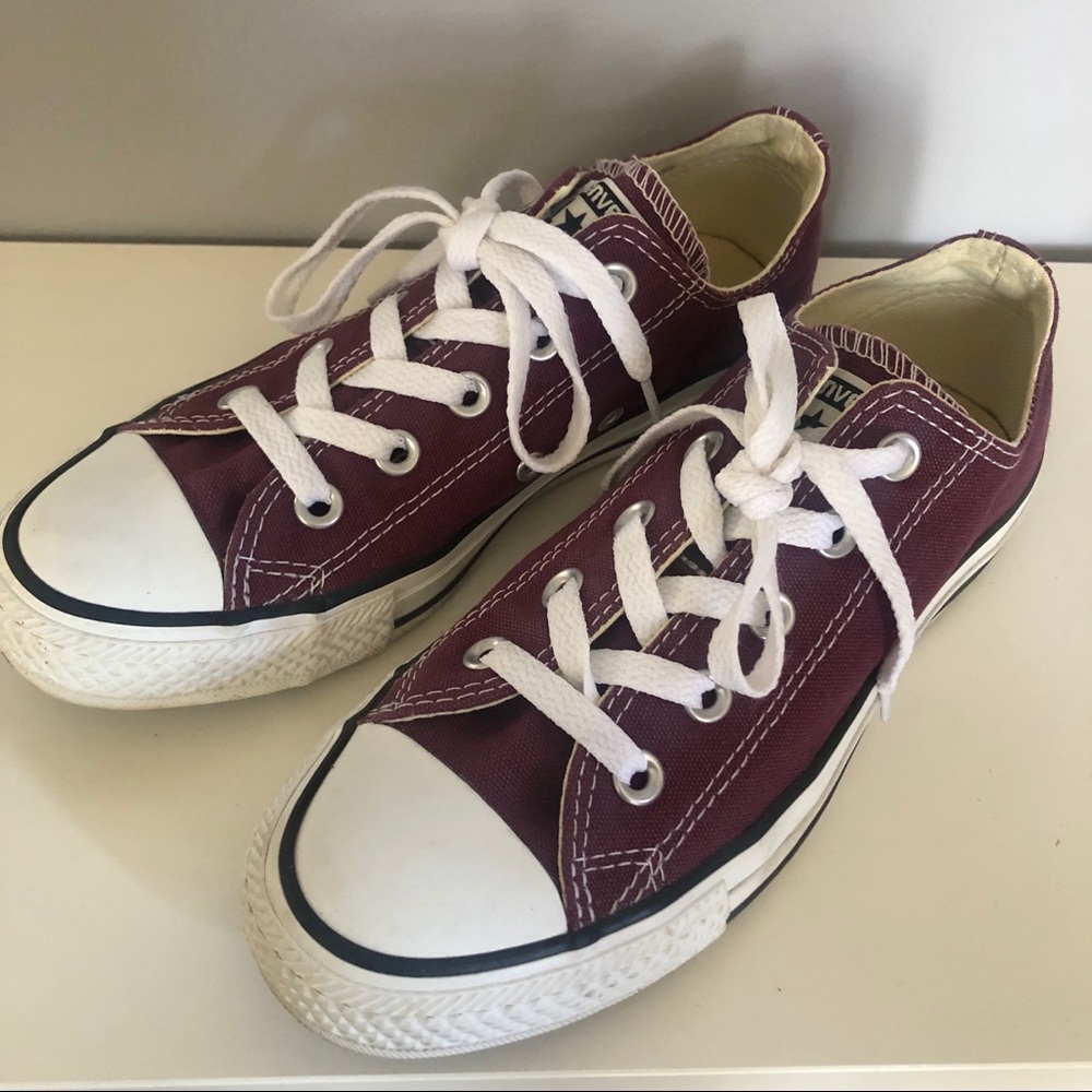 Unisex Converse All Star Lo Sneaker - Plum Purple